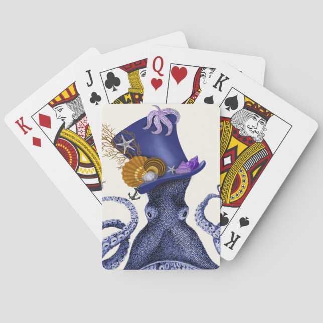 Jeu De Cartes Octopus avec Casquette nautique (dos)