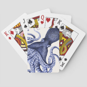 Jeu De Cartes Octopus bleu paysage