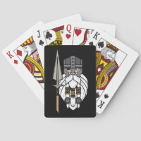 Odin Lecture Cartes Viking Mjolnir Norse Noir