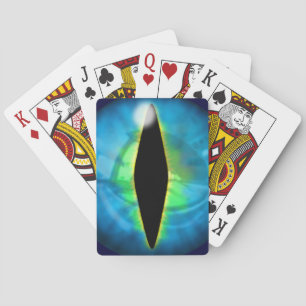 Jeu De Cartes Oeil de dragon bleu