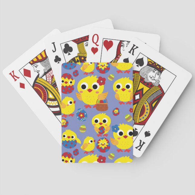 Jeu De Cartes OEufs de Pâques de Hatch Retro (dos)