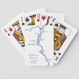 Jeu De Cartes Ogunquit Maine Destination Mariage Faveur