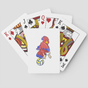 Jeu De Cartes Oiseau aux sports de volley-ball