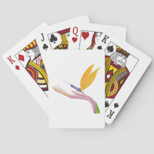 Jeu De Cartes Oiseau coloré stylisé du paradis