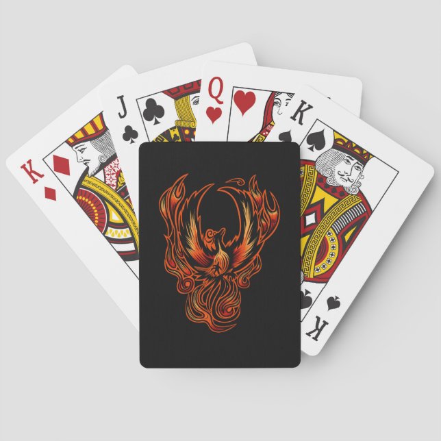 Jeu De Cartes Oiseau De Feu (dos)