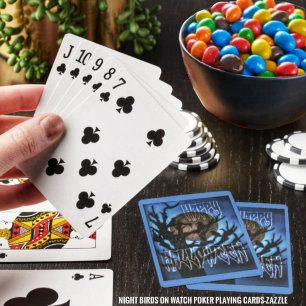Jeu De Cartes Oiseaux de nuit à surveiller
