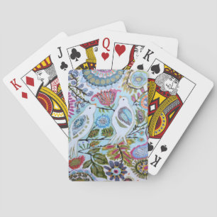 Jeu De Cartes Oiseaux en papier I