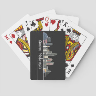 Jeu De Cartes Omaha, Nebraska Skyline Jouer des cartes