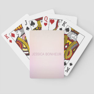 Jeu De Cartes Ombre de fond de couleurs douces