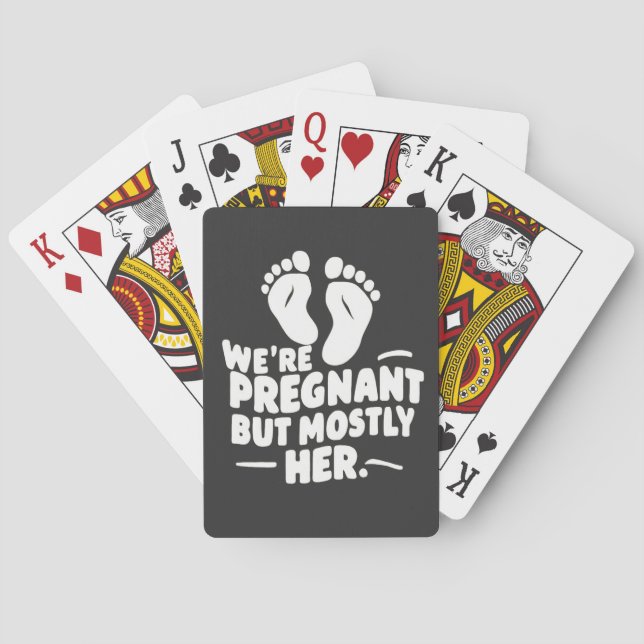 Jeu De Cartes On est enceinte mais surtout son père de grossesse (dos)