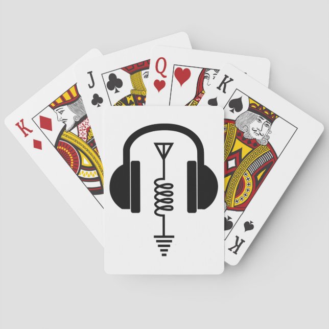 Jeu De Cartes Opérateur radio de jambon (dos)
