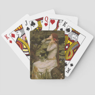 Jeu De Cartes Ophelia au bord de l'étang par John William Waterh