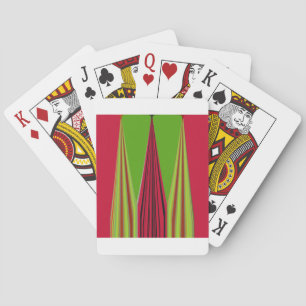 JEU DE CARTES OR ROUGE VERT