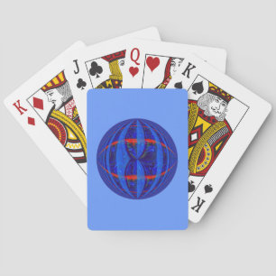 Jeu De Cartes Orb bleu foncé jouer cartes bleu
