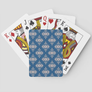 Jeu De Cartes Ornement damassé Ikat Géométrique