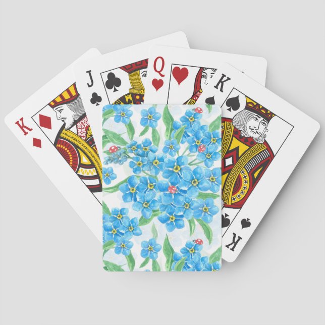 Jeu De Cartes Oublie-moi pas un motif sans soudure (dos)