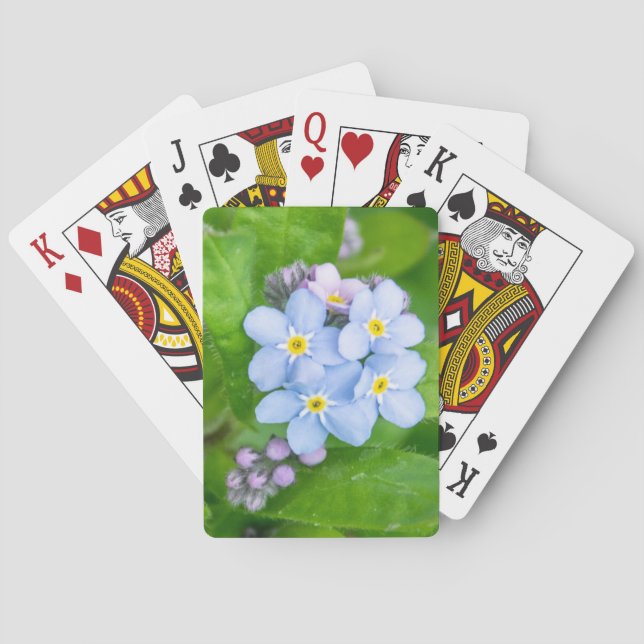 Jeu De Cartes Oubliez-moi-non, Cartes de Jeu Classiques (dos)