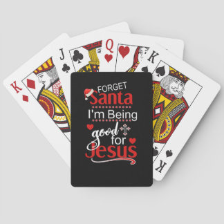 Jeu De Cartes Oubliez Père Noël bon pour le chrétien drôle de