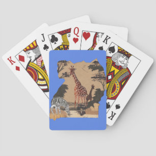 Jeu De Cartes Ouganda - Carte de la faune - Imprimer