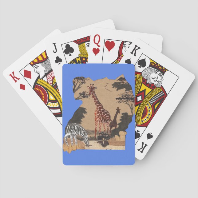 Jeu De Cartes Ouganda - Carte de la faune - Imprimer (dos)