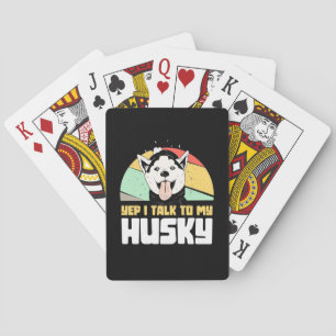 Jeu De Cartes Oui Je Parle À Mon Husky Sibérien