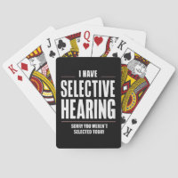 Ouïe Sélective Désolé Citation Drôle Humoristique
