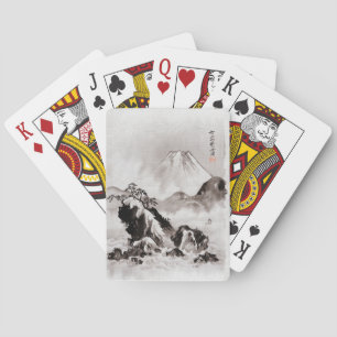 Jeu De Cartes ount Fuji (1887) illustration japonaise vintage