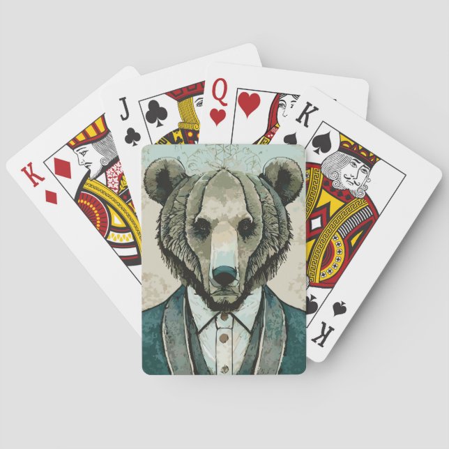 Jeu De Cartes Ours Aristocrate (dos)