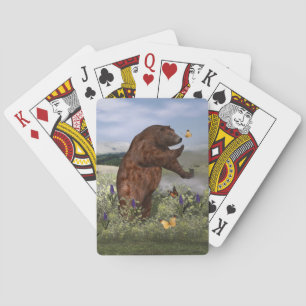 Jeu De Cartes Ours Brown dans un champ
