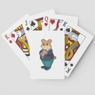 Jeu De Cartes Ours en marié avec costume