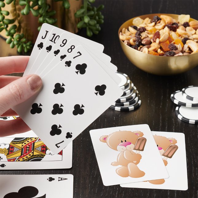 Jeu De Cartes Ours En Teddy Avec Bloc De Glace (Créateur téléchargé)
