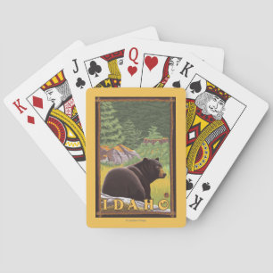 Jeu De Cartes Ours noir dans la forêt - Idaho