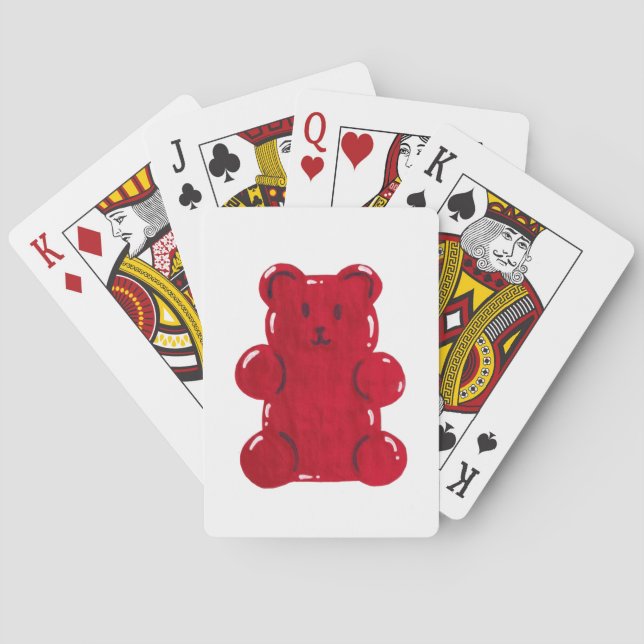 Jeu De Cartes ours rouge (dos)