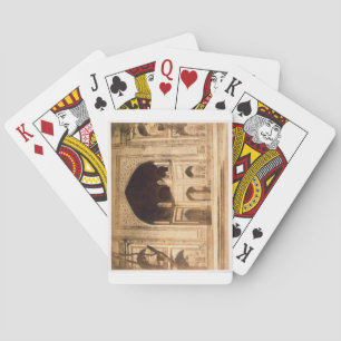 Jeu De Cartes Outside the Taj Mahal, probably illustrated in 'Ph