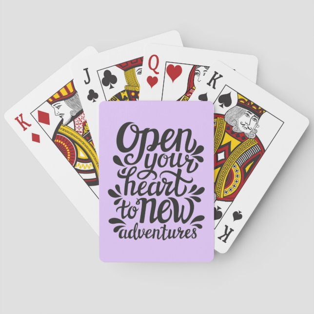 Jeu De Cartes Ouvrez Votre Coeur Aux Nouvelles Aventures (dos)
