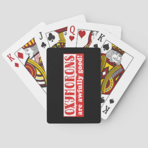 Jeu De Cartes Oxymorons sont terriblement bon Funny English Lang