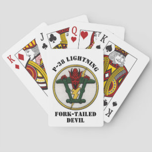 Jeu De Cartes P-38 Lightning Queue de Diable Fourchue