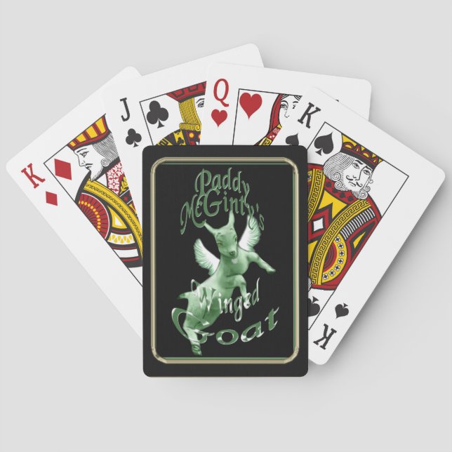 Jeu De Cartes Paddy McGinty Irlandais Chèvre Jouer des cartes (dos)
