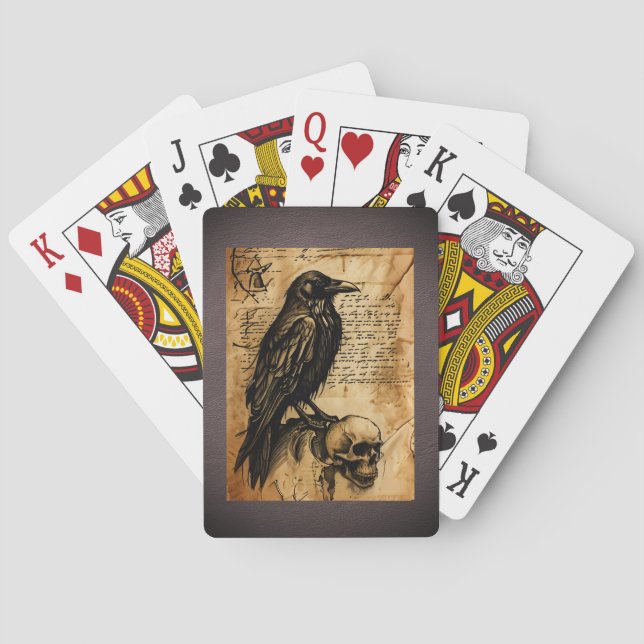 Jeu De Cartes Page Corbeau et Comptabiliser le journal (dos)