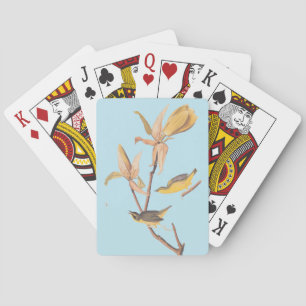 Jeu De Cartes Paire d'oiseaux de Paruline du Kentucky d'Audubon 