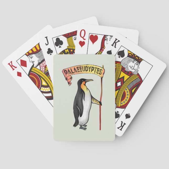 Jeu De Cartes Palaeeudyptes Pingouin disparu (dos)