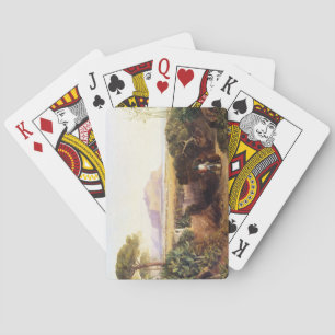 Jeu De Cartes Palermo, Sicile, 1847 (huile sur toile)