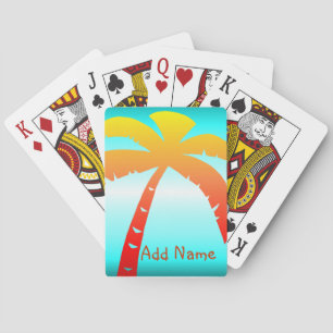 Jeu De Cartes Palmier personnalisé