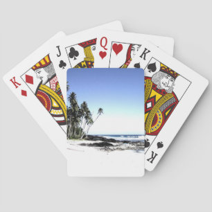 Jeu De Cartes Palmiers exotiques & Plage Paradise