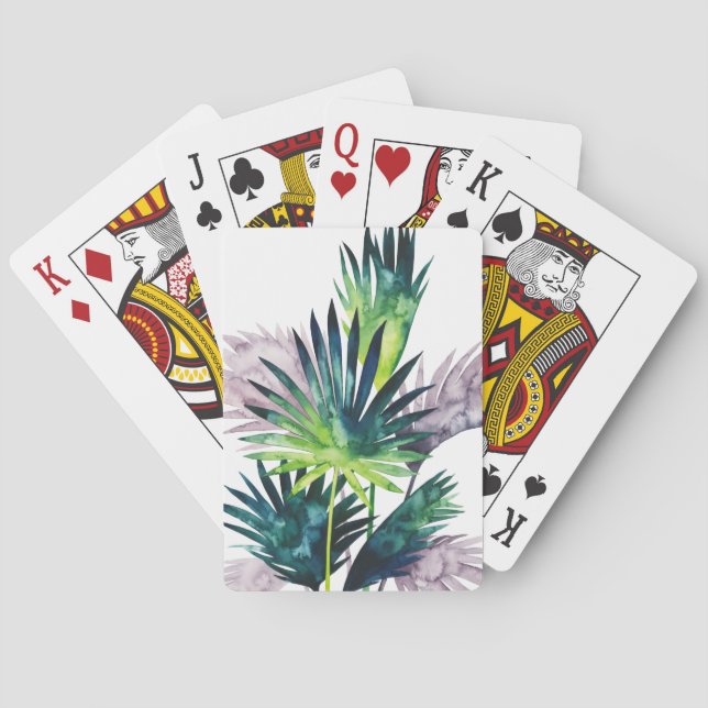 Jeu De Cartes Palmiers Twilight - Franges de palmiers (dos)