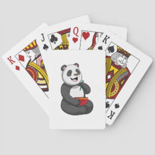 Jeu De Cartes Panda avec Bowl Ramen