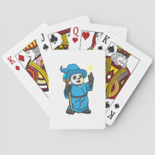 Jeu De Cartes Panda comme Assistant avec baguette magique