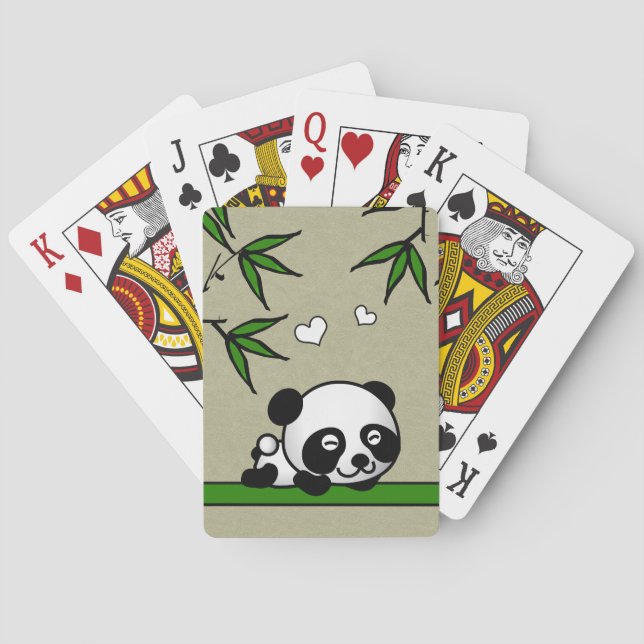 Jeu De Cartes Panda sans méfiance (dos)