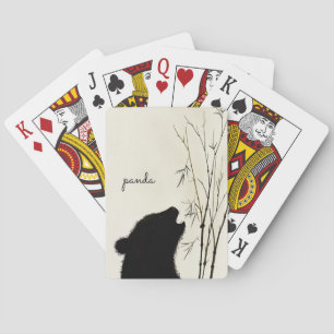Jeu De Cartes Panda Silhouette
