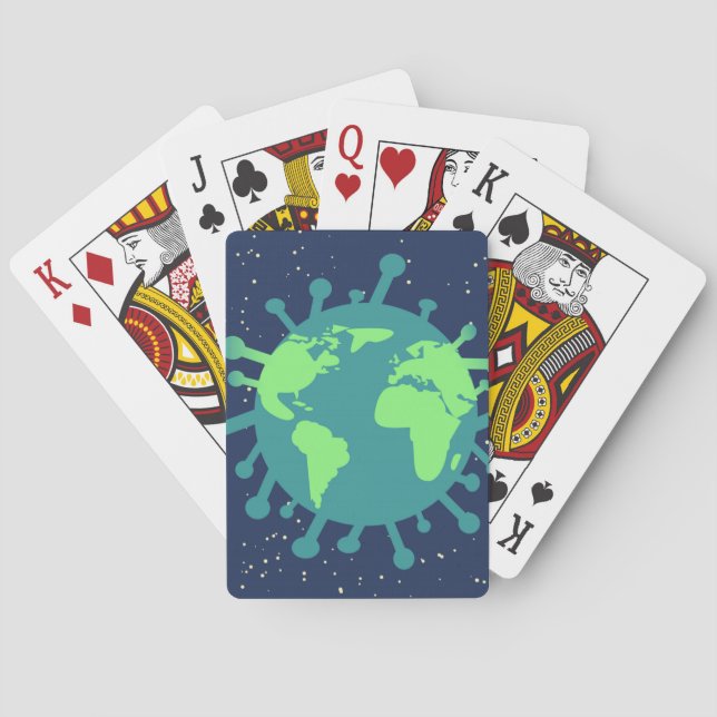 Jeu De Cartes Pandémie globale (Particule virale) (Infection vir (dos)